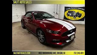 Low Mileage 2016 Ford Mustang Ecoboost convertible