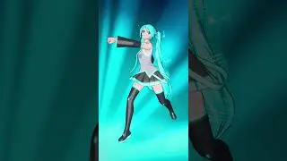Miku run it down #fortnite #gaming #hatsunemiku #miku #memes #trending #dance #new #anime #bts