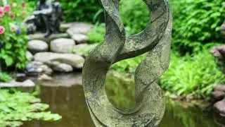 Angelica Abstract Garden Sculpture | Hand-Carved African Stone Art