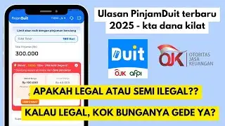 Review PinjamDuit - KTA Dana Cepat Legal atau Ilegal? Aman Kah? ✅