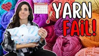 I Messed Up My Temperature Blanket… So I Had to Buy More Yarn 😭🧶 #hobbiiyarn #unboxing