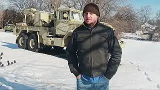 Ultamite  cold start. Military Wrecker M936. -1* out M35a2 also .