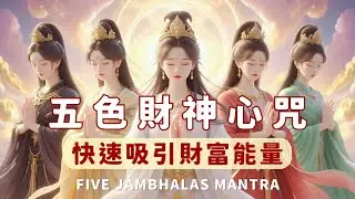 五色財神心咒🌟快速吸引財富能量 | 五色財神加持，財富源源不絕 | 每天播放，財運不斷，智慧、健康、幸福滿滿
