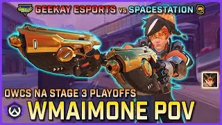 [ Wmaimone ] The GOD of Clutch | Spacestation vs Geekay Esports | OWCS NA Stage 3 Playoffs