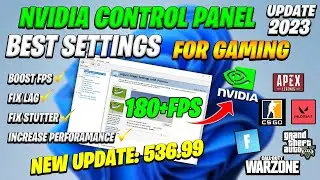 Nvidia Control Panel New update 536.99 | Nvidia Latest Update 536.99 Best Setting For Gaming 2023