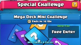 MEGA DECK MINI CHALLENGE - Clash Royale!