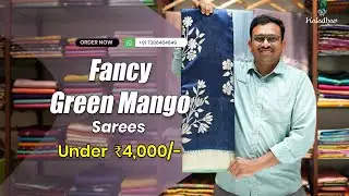 Exclusive Green mango sarees collection @ Flat Price 🌟 Stunning Dual-Tone Jerry | Kaladhar Sarees