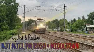 NJ Transit North Jersey Coast Line PM Rush 7/14/23