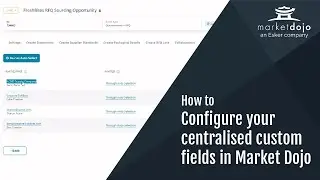 Centralised Custom Fields - Market Dojo Product Advancements