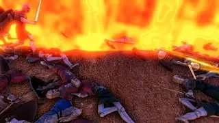 18000 Footmans VS 13000 Catapults  - Ultimate Epic Battle Simulator 2 UEBS 2