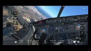 Air Trans b737-700 landing at Los Angeles international airport 