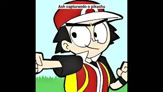 ASH CAPTURANDO O PIKACHU  3 - POK&Eacute;MON #shorts