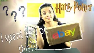 EBAY HARRY POTTER HAUL MYSTERY UNBOXING (I PAID $40 FOR THIS BOX?!)