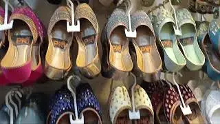 Exploring shoes on Bank Road, Saddar