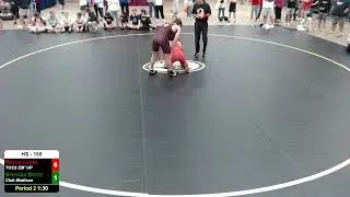2025 IHPO 168lbs - Royce Lopez (TOSS EM&rsquo; UP) over Brendan Bentz (Club Madison ) (TF 19-2 (3:09))