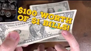 Bank Strap Hunting $100 Worth of Dollar Bills - Episode 6