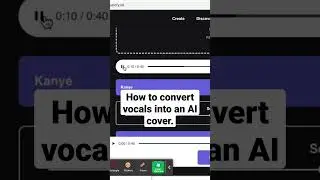 How to convert vocals into a Juice World or Kanye AI Cover using Create Musicfy site