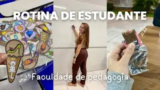Arrume-se comigo para faculdade + vlog da minha rotina de estudante 👩🏼‍🏫💖 