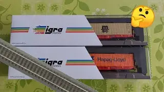 IGRA MODEL Containerwagen auf M&auml;rklin C-Gleise und Weichen? Test der 