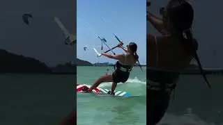 Kite girls #kitesurfing #kitelessons #kohphangan #phangan #kitesurfingkohphangan #thaibeach #beach