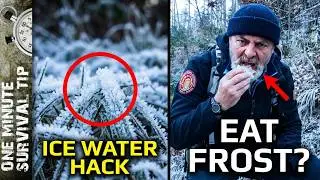 Winter Survival Water: How to Get Drinkable Hydration From Frost & Ice! (Life-Saving Tip)