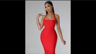 How To Draft And Cut An Halter Neck Dress