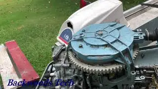 Как отремонтировать подвесной мотор Evinrude 1968 года с ручным стартером