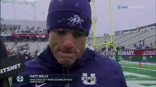 Matt Wells halftime interview