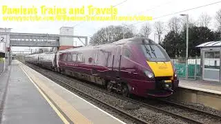 Class 222 No. 222104 Meridian at Market Harborough Railway Station, 20th March 2024