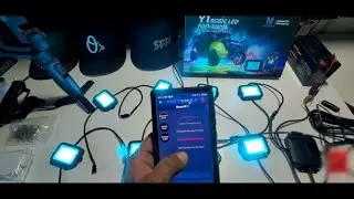 MICTUNING Y1 Chasing LED Rock Lights Installation Effect