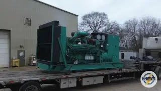 Cummins 1500kW DFMB Diesel Generator on the Move | Industrial Backup Power