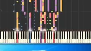 5 minuti 1   Baglioni Claudio [Piano tutorial by Synthesia]
