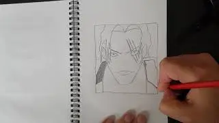 One Piece - Red Haired Shanks Le Roix pencil sketch