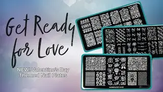 NEW RELEASE! Valentine's Nail Stamping Plates | 1-Minute Maniology