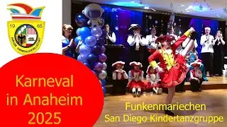 Funkenmariechen - San Diego Kindertanzgruppe - Kinder Karneval in Outer Space - Anaheim KG 2025