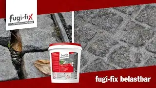 Pflasterverfugung mit fugi-fix belastbar Pflasterfugenm&ouml;rtel
