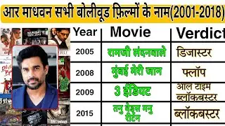 R Madhavan All Hit And Flop Movie List With Box Office Collection Analysis Report | R Madhavan Film
