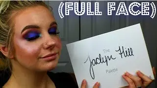 Smokey Blue Eyeshadow Tutorial using the Jaclyn Hill Palette | Brooke Blackston