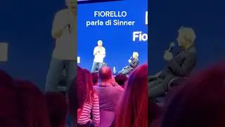 FIORELLO parla di Sinner al Festival dello Spettacolo di Milano