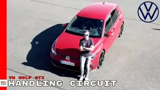 New VW Golf GTI on the Volkswagen Handling Circuit