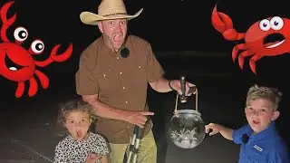 Cowboy Jack et les enfants partent à la chasse aux crabes ! Aventure sur la plage