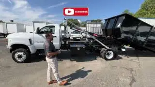 2024 Chevy 5500 4x4 Duramax diesel equipped with a 14&rsquo; Switch n Go system and container