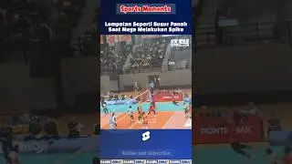 WOW‼️Lawan Sampai Kena Bodyshot⁉️#megawatihangestri #proliga #redsparks #voli