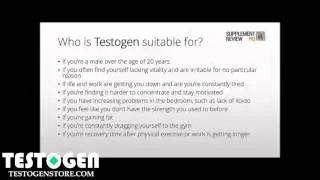 What are the Ingredients of Testogen ?