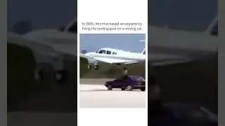 Hero on Wheels: Fixing a Plane's Landing Gear at Full Speed!
