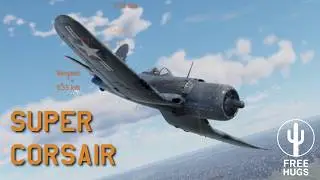 How to dogfight with the F2G-1 Super Corsair in War Thunder Air Realistic Battle
