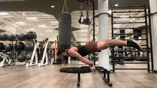 Light Banded Assist Straddle Planche hold (10.6 seconds) 