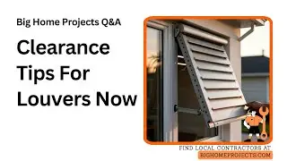 Operable Louver Clearance 3&ndash;6 Inch Maintenance Guide