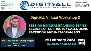 Digital Branding Series 3 : Secrets of Getting 10X Sales Using Facebook and Instagram Ads