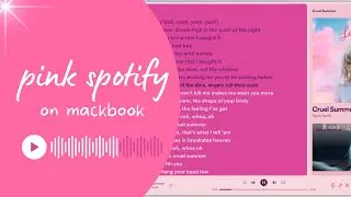 how to make your spotify pink
